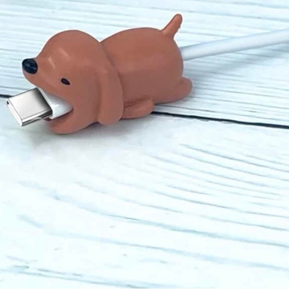 Cartoon Dog Design Cable Protector - Picture 2 of 2